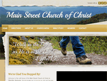 Tablet Screenshot of mainstcoc.org
